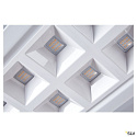 SLV LED Ceiling recessed luminaire LED PAVONO 600x600, 100, UGR 16, white, 4000K, 3350lm
