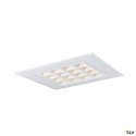 LED Ceiling recessed luminaire LED PAVONO 620x620, 100, UGR 16, white, 3000K, 3200lm