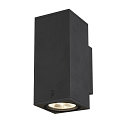 SLV Premium-LED Outdoor Wall luminaire ENOLA SQUARE UP/DOWN CCT, IP65 IK02, M-size, 19W 3000 / 4000K 1480 / 1680lm 38�, CRi>90