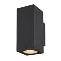 SLV Premium-LED Outdoor Wall luminaire ENOLA SQUARE UP/DOWN CCT, IP65 IK02, M-size, 19W 3000 / 4000K 1480 / 1680lm 38�, CRi>90
