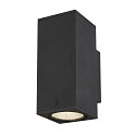SLV Premium-LED Outdoor Wall luminaire ENOLA SQUARE UP/DOWN CCT, IP65 IK02, M-size, 19W 3000 / 4000K 1480 / 1680lm 38�, CRi>90
