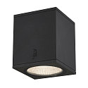 SLV Premium-LED Udend�rs V�glampe ENOLA SQUARE CCT, IP65 IK02, M version, 10W 3000/4000K 700/800lm 38�, CRi>90, antracit