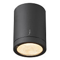 Premium-LED Udend�rs V�glampe ENOLA ROUND CCT, IP65 IK02, S version, 9W 3000/4000K 510/580lm 38, CRi>90, antracit