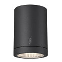 Premium-LED Udend�rs V�glampe ENOLA ROUND CCT, IP65 IK02, S version, 9W 3000/4000K 510/580lm 38, CRi>90, antracit