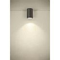 Premium-LED Udend�rs V�glampe ENOLA ROUND CCT, IP65 IK02, S version, 9W 3000/4000K 510/580lm 38, CRi>90, antracit