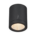 SLV Premium-LED Outdoor Ceiling luminaire ENOLA ROUND CCT, IP65 IK02, M-size, 10W 3000 / 4000K 700 / 800lm 38, CRi>90, anthracite