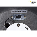 SLV Premium-LED Outdoor Ceiling luminaire ENOLA ROUND CCT, IP65 IK02, M-size, 10W 3000 / 4000K 700 / 800lm 38, CRi>90, anthracite