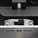 SLV Premium-LED Udendrs Vglampe ENOLA SQUARE SINGLE CCT, IP65 IK02, L version, 35W 3000/4000K 3100/3400lm 30, CRi>90, antracit