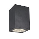 SLV Premium-LED Udend�rs V�glampe ENOLA SQUARE CCT, IP65 IK02, L version, 35W 3000/4000K 2500/2800lm 38�, CRi>90, antracit