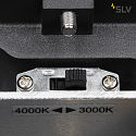 SLV Premium-LED Udendrs Vglampe ENOLA ROUND SINGLE CCT, IP65 IK02, L version, 35W 3000/4000K 3100/3400lm 38, CRi>90, antracit