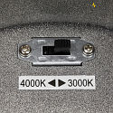 SLV Premium-LED Udendrs Vglampe ENOLA ROUND CCT, IP65 IK02, L version, 35W 3000/4000K 2500/2800lm 38, CRi>90, antracit
