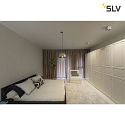 SLV Pendant luminaire PANTILO CONVEX 40 Indoor, E27, chrome, with canopy