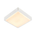 LED V�g-/Loftlampe AINOS SQUARE Outdoor, 17W, 1300lm, CCT switch 3000/4000K, hvid