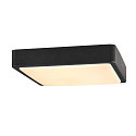 SLV LED V�g-/Loftlampe AINOS SQUARE Outdoor, 17W, 1300lm, CCT switch 3000/4000K, antracit