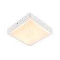 LED V�g-/Loftlampe AINOS SQUARE SENSOR Outdoor, 18W, 1300lm, CCT switch 3000/4000K, hvid