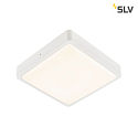 LED Wall / Ceiling luminaire AINOS SQUARE SENSOR Outdoor, 18W, 1300lm, CCT switch 3000/4000K, white