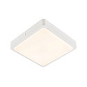 LED V�g-/Loftlampe AINOS SQUARE SENSOR Outdoor, 18W, 1300lm, CCT switch 3000/4000K, hvid