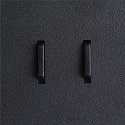 SLV LED Wall luminaire SOMNILA SPOT Indoor, 13W, 3000K, Spot 65lm,  incl. USB port, Spot right, black, back light 370lm