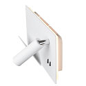 SLV LED V�glampe SOMNILA SPOT Indoor, 13W, 3000K, Spot 65lm,  inkl. USB port, Spot venstre, hvid, baggrundslys 646lm