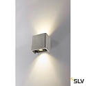 SLV outdoor wall luminaire MANA OUT WL up / down IP65, grey dimmable