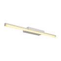 LED Spejllampe GLENOS LED Lampe til bad, 120�, s�lv, 12,6W, 3000K