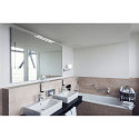 SLV LED Spejllampe GLENOS LED Lampe til bad, 120�, s�lv, 12,6W, 3000K