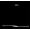SLV LED Pendel NOYA PD PHASE, CCT switch, 2700/3000K, 1861/2025lm, IP20, sort