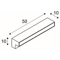 SLV LED Udend�rslampe L-LINE OUT 60 FL LED Standerlampe, CCT switch, 3000/4000K, 780/800lm, IP65, antracit