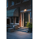 SLV LED Outdoor luminaire L-LINE OUT WL LED Wall luminaire, CCT switch, 3000/4000K, 500/570lm, IP65, anthracite