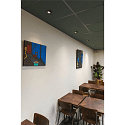 SLV LED Loftindbygningslampe NUMINOS DL M, 2700K, IP20, drejelig / svingbar, 40�, 1550lm, UGR 17, sort/chrom