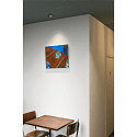 SLV LED Loftindbygningslampe NUMINOS DL M, 2700K, IP20, drejelig / svingbar, 40�, 1550lm, UGR 17, sort/chrom