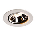 LED Loftindbygningslampe NUMINOS DL L, 2700K, IP20, drejelig / svingbar, 55�, 2150lm, UGR 19, hvid/chrom