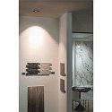 SLV LED Loftindbygningslampe NUMINOS DL L, 3000K, IP20, drejelig / svingbar, 40�, 2200lm, UGR 18, sort/chrom