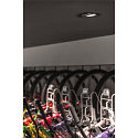 SLV LED Loftindbygningslampe NUMINOS DL L, 3000K, IP20, drejelig / svingbar, 55�, 2150lm, UGR 23, sort/sort