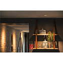 SLV LED Loftindbygningslampe NUMINOS DL L, 3000K, IP20, drejelig / svingbar, 40�, 2150lm, UGR 21, hvid/sort