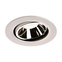 LED Loftindbygningslampe NUMINOS DL L, 4000K, IP20, drejelig / svingbar, 20�, 2350lm, UGR 17, hvid/chrom