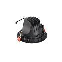 SLV LED Loftindbygningslampe NUMINOS DL XL, 2700K, IP20, drejelig / svingbar, 20�, 3400lm, UGR 17, sort/chrom