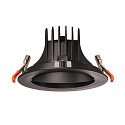 SLV LED Loftindbygningslampe NUMINOS DL XL, 3000K, IP20, drejelig / svingbar, 40�, 3300lm, UGR 21, sort/sort