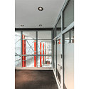 SLV LED Loftindbygningslampe NUMINOS DL XL, 3000K, IP20, drejelig / svingbar, 40�, 3500lm, UGR 18, sort/chrom