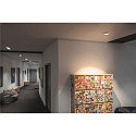 SLV LED Loftindbygningslampe NUMINOS DL XL, 3000K, IP20, drejelig / svingbar, 40�, 3500lm, UGR 18, hvid/chrom