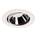 LED Loftindbygningslampe NUMINOS DL XL, 4000K, IP20, drejelig / svingbar, 20�, 3750lm, UGR 18, hvid/chrom