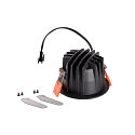 LED Loftindbygningslampe NUMINOS DL S, 3000K, IP20, 20�, 690lm, UGR 18, sort/sort