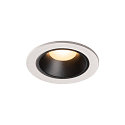 LED Loftindbygningslampe NUMINOS DL S, 3000K, IP20, 40�, 690lm, UGR 18, hvid/sort