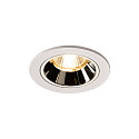 LED Loftindbygningslampe NUMINOS DL S, 3000K, IP20, 40�, 700lm, UGR 16, hvid/chrom