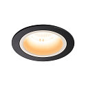 LED Loftindbygningslampe NUMINOS DL M, 2700K, IP20, 55�, 1600lm, UGR 20, sort/hvid