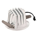 SLV LED Loftindbygningslampe NUMINOS DL M, 2700K, IP20, 20�, 1460lm, UGR 19, hvid/sort
