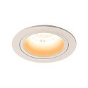 LED Loftindbygningslampe NUMINOS DL M, 2700K, IP20, 55�, 1600lm, UGR 20, hvid/hvid
