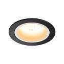 LED Loftindbygningslampe NUMINOS DL M, 3000K, IP20, 20�, 1600lm, UGR 20, sort/hvid