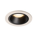 LED Loftindbygningslampe NUMINOS DL M, 3000K, IP20, 55�, 1500lm, UGR 21, hvid/sort