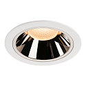 LED Loftindbygningslampe NUMINOS DL XL, 2700K, IP20, 20�, 3400lm, UGR 17, hvid/chrom